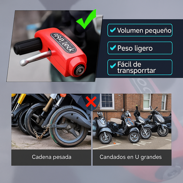 Candado Seguro para Motos y Bicicletas