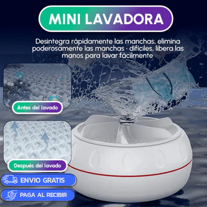 Mini lavadora portatil